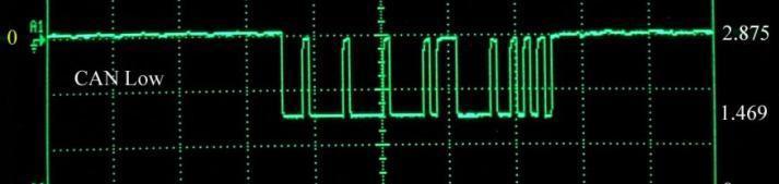 CAN bus: CAN L signal