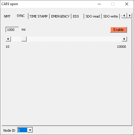 PP2CAN - CANopen SYNC