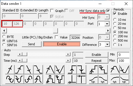 SRDO - Data sender