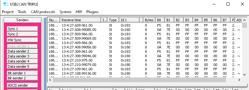 SRDO - data log