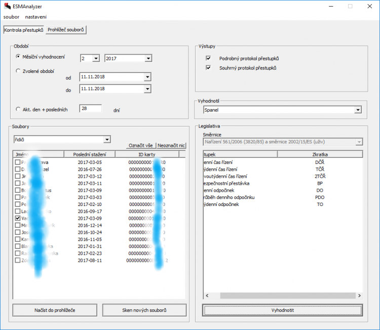 Analyzator tachografovych souborů (ddd)
