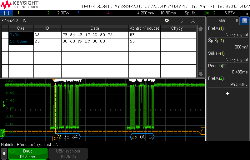 LIN bus - interframe delay